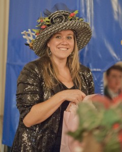 Best hat winner Meghan Nelson.