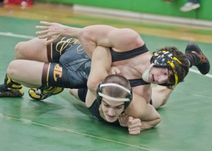 Joey Bernosky at the Columbia Tournament, his third championship of the season.