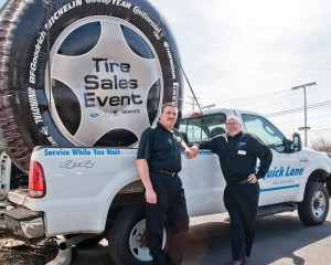 Pat Jordan, Service Director at both Nick Mayer locations, and Service Manager Nick Nunnari. 
