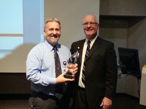 Tony Wallish (left) and Dr. Donald Sheldon