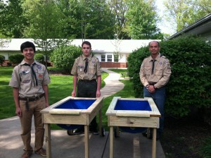 Stephen Riley, Nick Masa and Tim Riley (Stephen's dad).