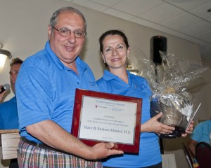 Dr. Rustom and Mary Khouri, SJMC Golf Classic co-chairs.