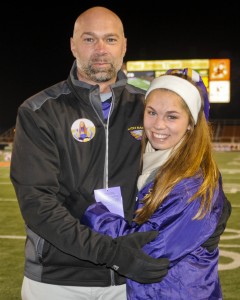 Mike Cooper and his daughter, Madison, a former Avon cheerleader.