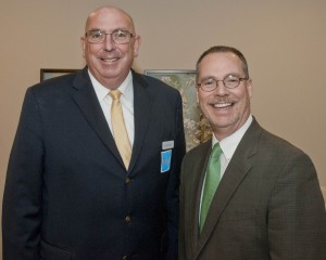 Mark Busch, Busch Funeral and Crematory Services,  with Dr. William G. ‘Bill’ Hoy. 