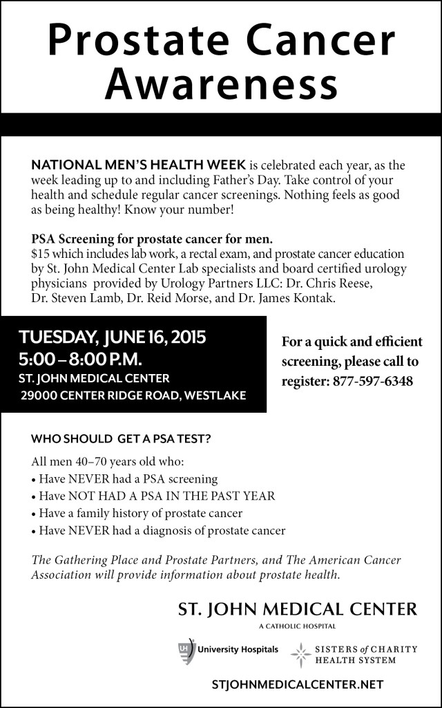 SJMC Prostate Cancer Screening