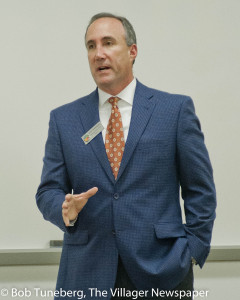 Cuyahoga County Councilman Dave Greenspan hosted his October Town Hall meeting at Tri-C West Shore.
