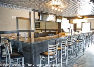 The new interior of the Dover Gardens Tavern is being prepared to open this month.