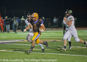 An 80 yard kickoff return from Michael Nose (9) sparked Avon.