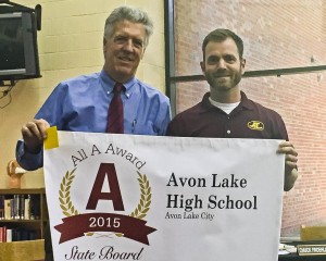 Superintendent Robert Scott and Principal Dr. Brad Cocco