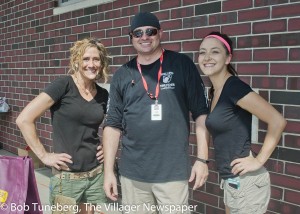 Discount Drug Mart Manager Chip Kettler with fellow employees Monica and Gabby.