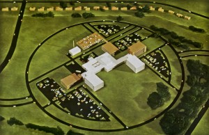 Model of proposed St. John West Shore Hospital.