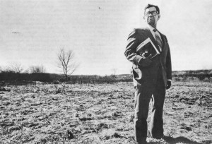 City of Westlake Mayor Alex Roman (1966-1980) surveyed the proposed hospital site.