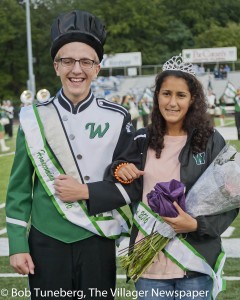 Westlake High School Homecoming 2016 King Jeremy Schwochow and Queen Noor Faroum