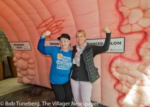 Colon cancer survivor, Maureen Traine, RN, UH SJMC Trauma Coordinator and ____