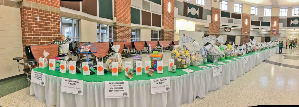 Westlake Council of PTAs – Dollar$ for Scholars' silent auction tables
