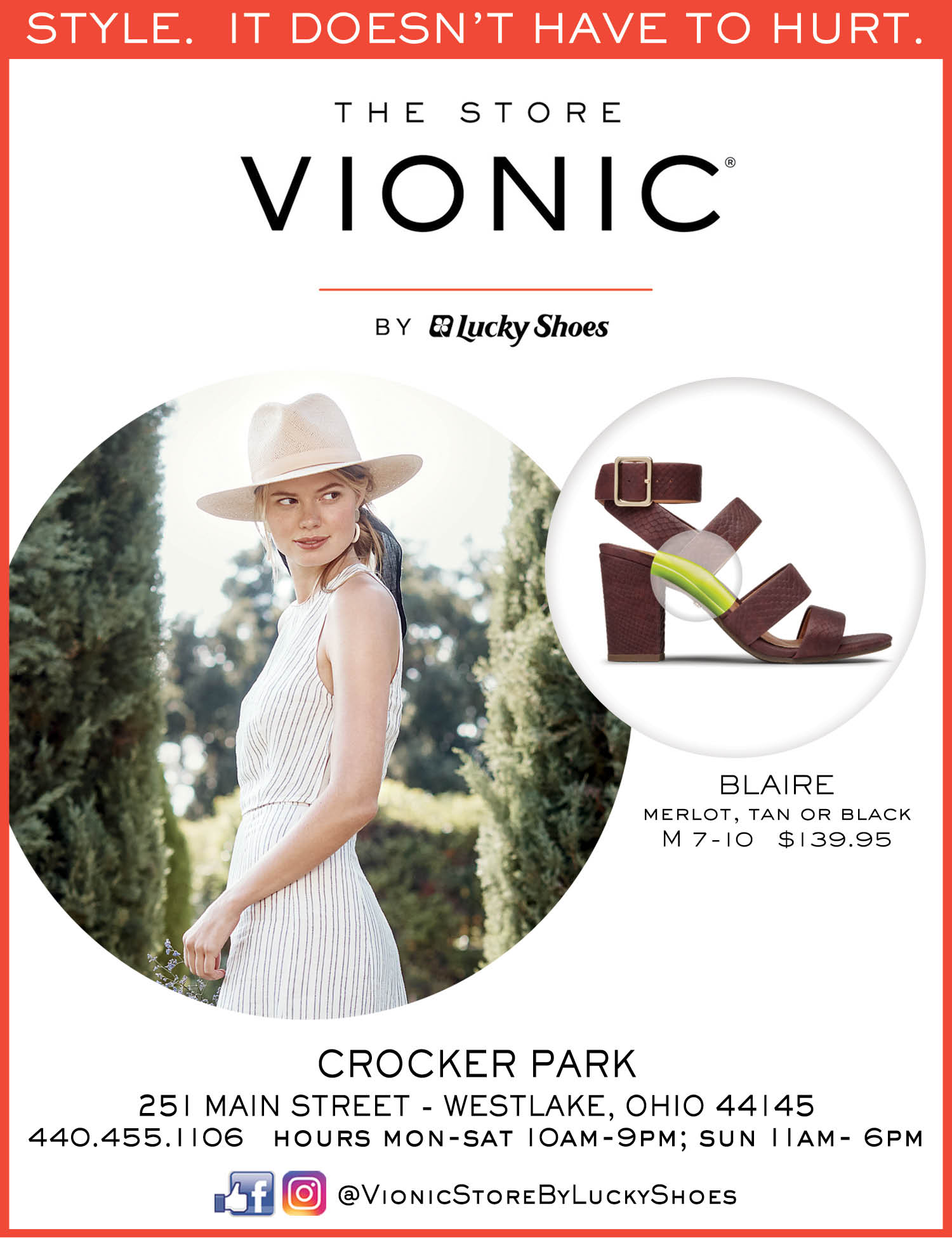 vionic shoe store crocker park