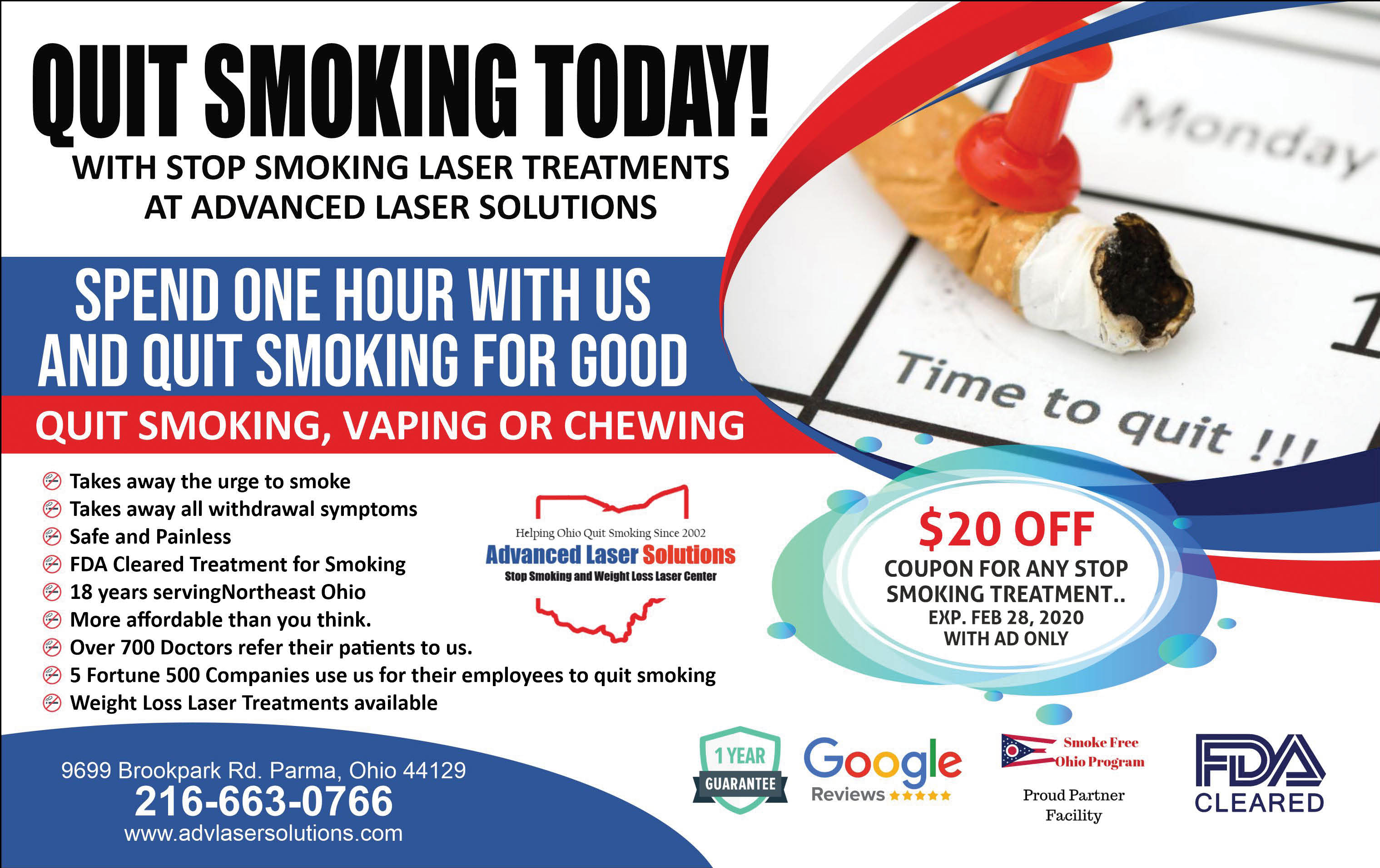 Advanced Laser Solutions: Quit Smoking Today! - The Villager Newspaper