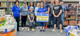 North Coast Rotary Supports CRS Expansion Through Service Project and $7,500 Floor-ing Contribution