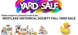 Westlake Historical Society Fall Yard Sale