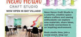 Neon Heron Craft Studio Opens Its Doors to Bay Village Makers